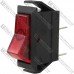 Переключатель узкий IRS-101-1С ON-OFF TCOM, 2pin, 15A, 220V, красный