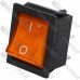 Переключатель широкий с подсветкой IRS-201-1С (ON-OFF) TCOM, 4pin, 15A, 220V, жёлтый