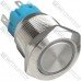 Кнопка антивандальная 19мм с подсветкой, с фиксацией, OFF-ON, 220V, выводы под пайку