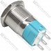 Кнопка антивандальная 19мм с фиксацией OFF-ON, 220V, выводы под пайку