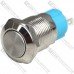 Кнопка антивандальная 12мм с фиксацией OFF-ON, 220V, выводы под пайку
