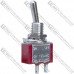 Тумблер Daier MTS-101 красный, 2pin, ON-OFF, 3A 250V, пайка