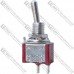 Тумблер Daier MTS-101 красный, 2pin, ON-OFF, 3A 250V, пайка