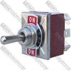Тумблер Daier KN3C-123AA, 9pin, (ON)-OFF-(ON), 15A 250V, под клемму