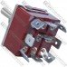 Тумблер Daier KN3C-123AA, 9pin, (ON)-OFF-(ON), 15A 250V, під клему