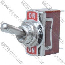 Тумблер Daier KN3C-103P, 3pin, ON-OFF-ON, 15A, 250V, клеми на плату