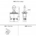 Тумблер Daier KN3B-103, 3pin, ON-OFF-ON, 6A 250V, винтовой зажим