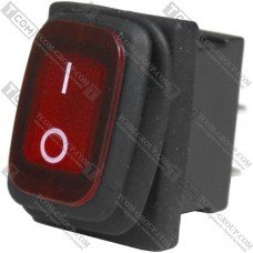 Переключатель Daier KCD1-2-101W RD