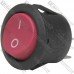 Переключатель Daier KCD1-5-101, ON-OFF, 2pin, 6A 250V, красный