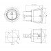 Переключатель Daier KCD1-5-102, ON-ON, 3pin, 6A 250V, чёрный