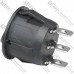 Переключатель Daier KCD1-5-103, ON-OFF-ON, 3pin, 6A 250V, чёрный