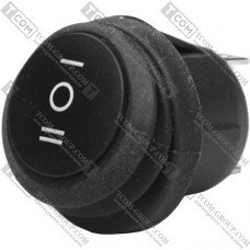 Переключатель Daier KCD1-5-103W BK, без подсветки