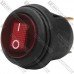 Переключатель Daier KCD1-5-101NW, с подсветкой, влагозащищённый, ON-OFF, 3pin, 6A 250V, красный