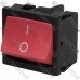 Переключатель Daier KCD1-6-201 RD, ON-OFF, 4pin, 6A 250VAC, красный