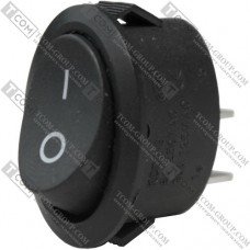 Перемикач Daier KCD1-9-101, ON-OFF, 2pin, 6A 250V, чорний