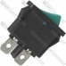 Переключатель Daier KCD1-12-101, ON-OFF, 2pin, 6A 250V, зелёный