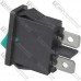 Переключатель Daier KCD1-12-101, ON-OFF, 2pin, 6A 250V, зелёный