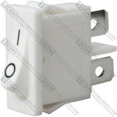 Переключатель Daier KCD1-12-101, ON-OFF,  2pin, 6A 250V, белый