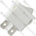 Переключатель Daier KCD1-12-101, ON-OFF,  2pin, 6A 250V, белый
