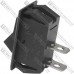 Переключатель Daier KCD6-101 BK, ON-OFF, 2pin, 6A 250V, чёрный