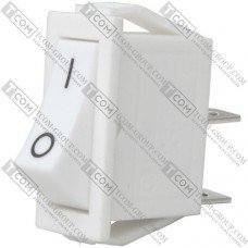 Переключатель Daier KCD3-101, ON-OFF, 2pin, 15A 250V, белый