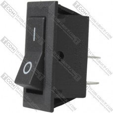 Переключатель Daier KCD3-8-101, ON-OFF, 2pin, 6A 250V, чёрный