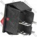 Переключатель Daier KCD2-201N, с подсветкой, ON-OFF, 4pin, 15A 250V, красный
