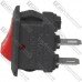 Переключатель малый Daier KCD5-101, ON-OFF, 2pin, 3A 250V, красный
