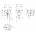 Переключатель малый Daier KCD5-2-101, ON-OFF, 2pin, 3A 250V, красный