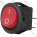 Переключатель малый Daier KCD5-2-101, ON-OFF, 2pin, 3A 250V, красный