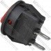 Переключатель малый Daier KCD5-2-101, ON-OFF, 2pin, 3A 250V, красный