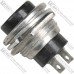 Кнопка Daier DS-212, OFF-(ON), 2pin, 3A 250V, чёрная
