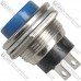 Кнопка Daier DS-212, OFF-(ON), 2pin, 3A 250V, синяя