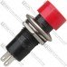 Кнопка Daier PBS-16B, OFF-(ON), 2 pin, 1A 250V, красная
