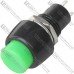 Кнопка Daier DS-450, OFF-ON, 2pin, 1A 250V, зелёная
