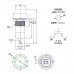 Кнопка Daier PBS-11A, OFF-ON, 2pin, 1A 250V, жёлтая