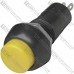Кнопка Daier PBS-11A, OFF-ON, 2pin, 1A 250V, жёлтая