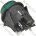 Кнопка Daier PS-18-16N-2, с подсветкой, ON-OFF, 4pin, 16A 250V, зелёная