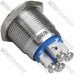 Кнопка антивандальная Daier GQ-19BS-10EM , с подсветкой, OFF-(ON), без фиксации, 4pin (под винт), 3A 250V, синяя Кнопка антивандальная Daier GQ-19BS-10EM , с подсветкой, OFF-(ON), без фиксации, 4pin (под винт), 3A 250V, синяя