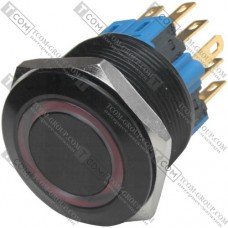 Кнопка Daier GQ25F-22EM, RD