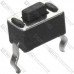 Тактовая кнопка KFC-003C-4.3, OFF-(ON), 2pin, 3.5х6х4.3мм, чёрная