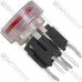 Кнопка Daier TSL-A061-F, без фиксации, 4pin, красная