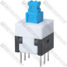 Кнопка Daier KFC8X8-A, ON-ON, 6pin, 0,1A 30VDC