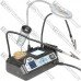 Паяльная станция YIHUA 927-IV, 18W (max:130W), 90-480°C, 220V +лупа + третья рука