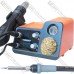 Паяльная станция 2в1 HandsKit 8245 (паяльник+фен), OLed дисплей, 220V