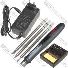 Паяльник HandsKit T12P мини, 72W, 200-450°C, с блоком питания 220V