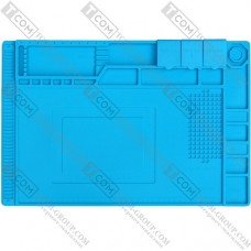 Коврик для пайки Mechanic V51, 450х300мм, силиконовый термостойкий, синий