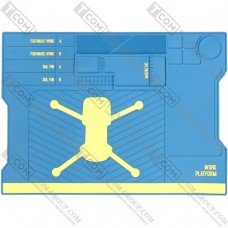 Коврик для пайки Mechanic V70, 512х363мм, силиконовый термостойкий, синий