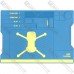 Коврик для пайки Mechanic V70, 512х363мм, силиконовый термостойкий, синий