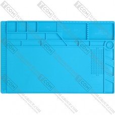 Коврик для пайки Mechanic V73, 550х350мм, силиконовый термостойкий, синий